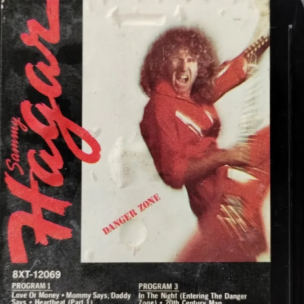 Sammy Hagar Danger Zone 8 Track Cartridge